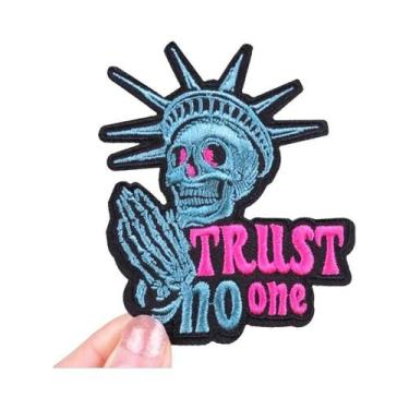 Imagem de Patch Bordado De Raposa E Ovelha Estilo Punk Para Aplicar Em Roupas E 