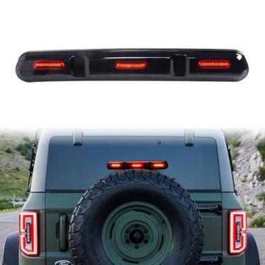 Imagem de KAKABAS Substituição da terceira luz de freio LED compatível com Ford Bronco 2021 2022 2023, 3ª luz de freio de montagem alta (não serve para Ford Bronco Raptor)