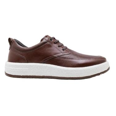 Imagem de Sapatênis Democrata Drake Pulse Casual Masculino (Marrom/Cobre, BR, Adulto, Numérico, 40)