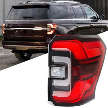 Imagem de FIONE Conjunto de luz traseira de LED [acabamento vermelho] compatível com Ford Expedition 2022-2024 Luz de freio traseira lado direito do passageiro RH NL1Z 13404 B