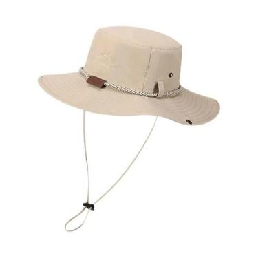 Imagem de Chapéu De Couro Impermeável Masculino Com Proteção UV, Respirável, Par