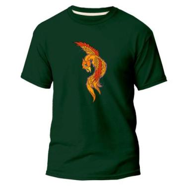 Imagem de Camiseta Basica Algodão Premium Estampada Fenix  - Pavesi, Verde, G