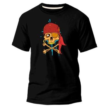 Imagem de  Camiseta Algodão Premium Estampa Digital Pirata Perigoso - Pavesi, Pr