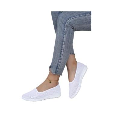 Imagem de Tênis Casuais Femininos De Verão Em Malha Respirável, Liquidação - STE