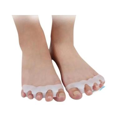 Imagem de Separadores De Dedos Em Gel Macio 2 Peças, Corretor De Joanete, Espaça