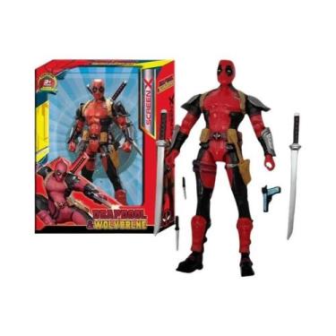 Imagem de Figura De Ação Deadpool Wolverine 1/10 X-Men Guardiões Da Galáxia Brin