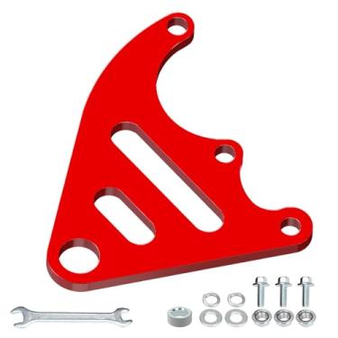 Imagem de XIKOBY Kit de montagem de pinça de freio hidráulico para mini bicicleta compatível com Monster Mega Moto 80 105 MM-B80 MM-B105 MM-E1000 80cc 105cc 2.5HP 3.5HP Minibike Powersport Parts Vermelho