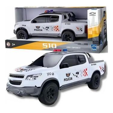 Imagem de Carrinho Pickup S10 Viatura Policial Miniatura - Roma Brinquedos