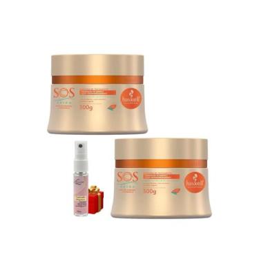Imagem de Kit 2 Haskell Máscara de Tratamento S.O.S Verão 300g Hidrata + Present