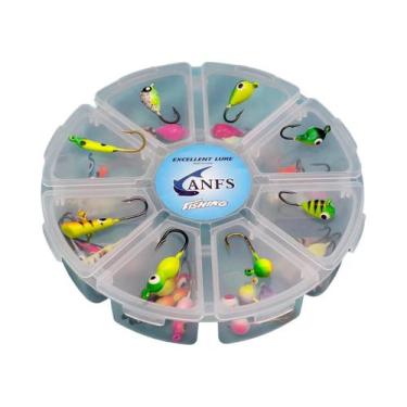 Imagem de Kit De Iscas Para Pesca No Gelo 5pcs/40pcs ANFS Para Crappie, Bass E W