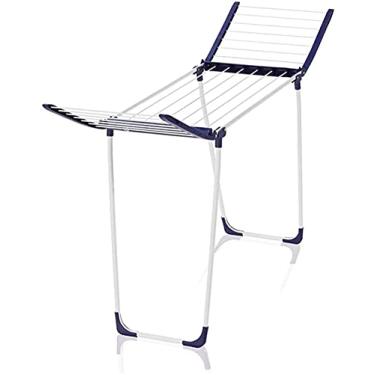 Imagem de 3FLQOOPP Secador de ar de roupas aquecido elétrico Airer de roupas, Airer dobrável de aço inoxidável de chão