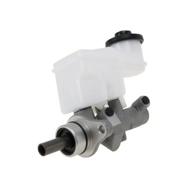 Imagem de INFINAUTO Cilindro mestre de freio com reservatório nº 472010D080 para Toyota VIOS 2002-2013 Cilindro mestre hidráulico prateado plástico de liga de alumínio branco 1 peça