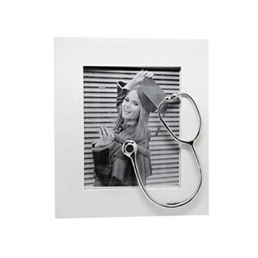 Imagem de Porta Retrato Medicina Lembrança Formatura Decoração Sarquis Samara Branco