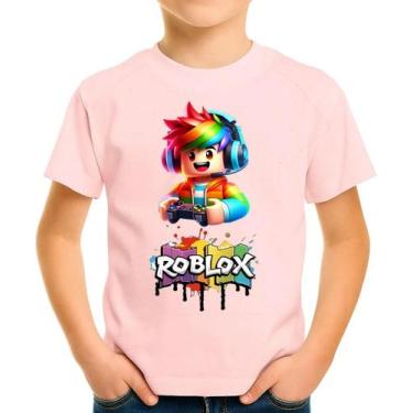 Imagem de Camiseta Camisa Infantil Juvenil para Menino Menina  Gamer Roblox MD3 