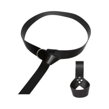 Imagem de Cinto De Couro Masculino Para Espada Medieval, Acessórios De Fantasia 