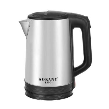 Imagem de Chaleira Elétrica & Jarra Térmica - Aço Inox - Sk20 - 220V - Sokany