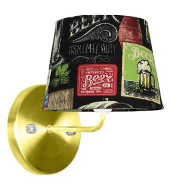 Imagem de Arandela Dourado De Cupula Tradicional Bar - MARRYLUZ