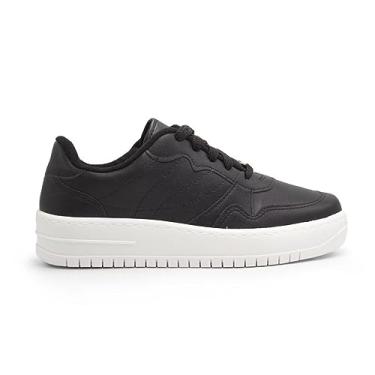 Imagem de Tênis Vizzano Feminino Casual Pelica Preto/branco 1389.101.7286.17689 36