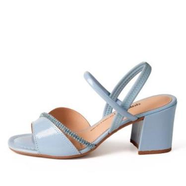 Imagem de Sandalia Dakota Salto Bloco Medio Tira Em Strass-Feminino