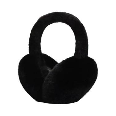 Imagem de Protetor De Orelha De Pelúcia Macio De Cor Sólida, Abafador De Orelha 