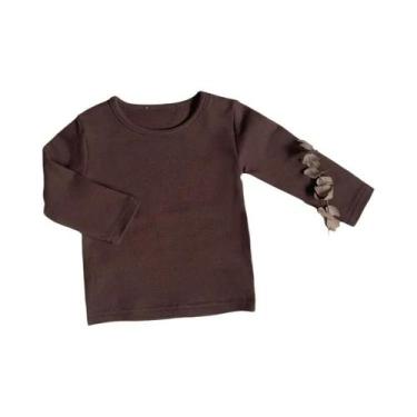 Imagem de Camisetas De Algodão De Manga Comprida Para Bebês, Meninos E Meninas, 