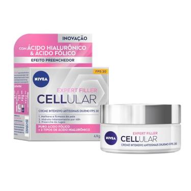 Imagem de NIVEA Creme Facial Antissinais Cellular Filler Dia FPS 30 49g - Combate sinais de cansa...
