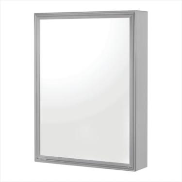 Imagem de Armário Para Banheiro Cris One Silver 44cm Cris Metal Cinza