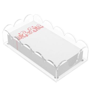 Imagem de Porta-guardanapos de acrílico para banheiro - Bandeja de toalha elegante para restaurante - Bandeja de suporte de guardanapo de coquetel de acrílico moderna para mesa, cozinha, banheiro