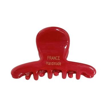 Imagem de Presilha De Cabelo Infantil De Acetato Com Design De Tubarão Para Volu