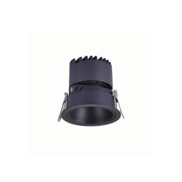 Imagem de Spot De Embutir Nordecor Zagle Redondo Led Alto Irc 97 10w Bivolt Preto 2700k Luz Amarela
