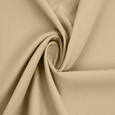 Imagem de Tecido elástico Silex de 150 cm de largura por jarda – 90% poliéster, 10% elastano, leve 105 g/m2, macio para vestuário, vestidos, roupas ativas, tops e artesanato DIY