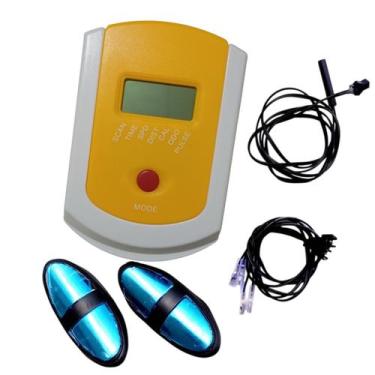 Imagem de Painel Visor Bicicleta Spinning Sensor Cardiaco Velocimetro Kit comple