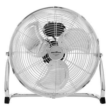 Imagem de Ventilador Circulador de Ar C50 200W Aço Inox Oscilante 43cm Inclinação Ajustável Britânia  