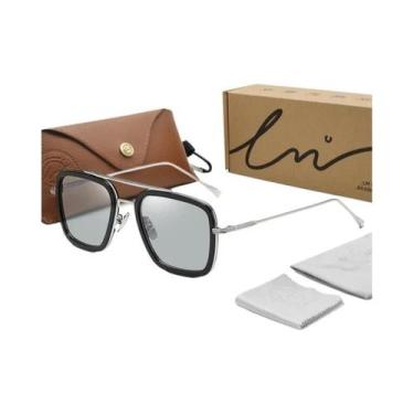 Imagem de Óculos De Sol Photochromic Polarizados Tony Stark Para Homens E Mulher