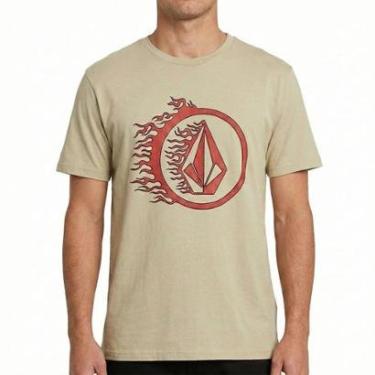 Imagem de Camiseta Volcom Circle Stone SM26 Masculina-Masculino
