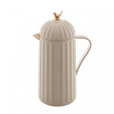 Imagem de Garrafa Térmica Bird Café Chá Retro Luxo Vintage 1L Branca - Wolff