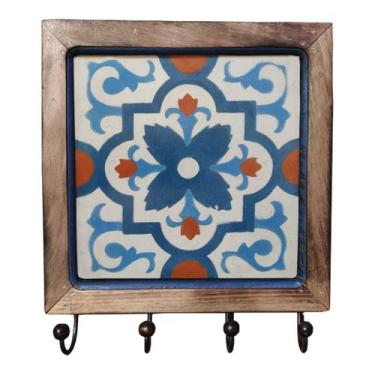 Imagem de Cabideiro Madeira Porta Chaves - Estilo Rústico, A2