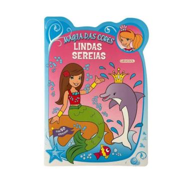 Imagem de Magia das Cores: Lindas Sereias - Com 50 adesivos!