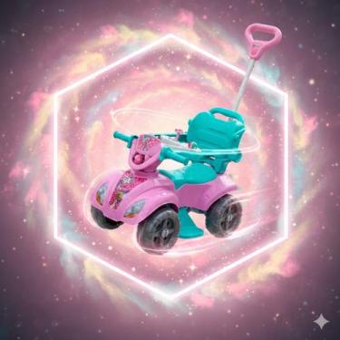 Imagem de Quadriciclo Infantil Dog Menina Rosa Brinquedo para Crianças - KENDY