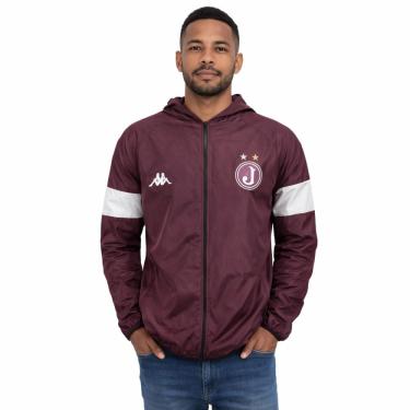 Imagem de Jaqueta Quebra Vento com Capuz Kappa Oficial Juventus da Mooca Masculina