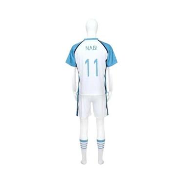 Imagem de Fantasia De Cosplay Do Anime Blue Lock, Uniforme De Futebol Esportivo,