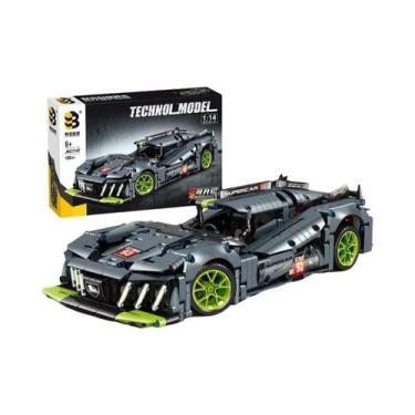 Imagem de Blocos De Montar 9X8 Híbrido Hypercar De Corrida De Velocidade 1280 Pe