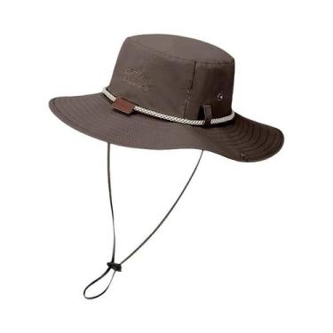 Imagem de Chapéu De Couro Impermeável Masculino Com Proteção UV, Respirável, Par