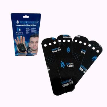 Imagem de Wod Grip KinesioSport 4 Tiras 7,5 Cm X 25 M, Preta, Preto