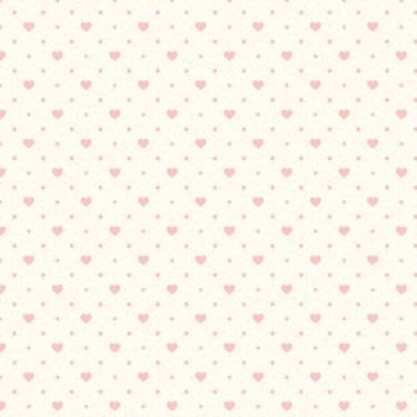 Imagem de Papel Parede Adesivo Amarelo Corações Vermelhos Decorativo