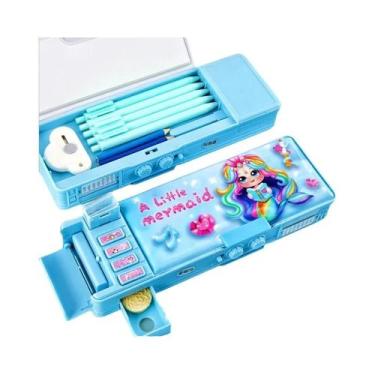 Imagem de Estojo De Lápis Inteligente Com Senha De Dupla Camada Para Meninas, Ma