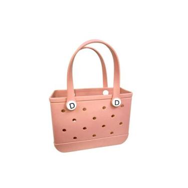 Imagem de Bolsa Eva Premium Luxo Praia Piscina Impermeável - - Domum, Rosa bebê,