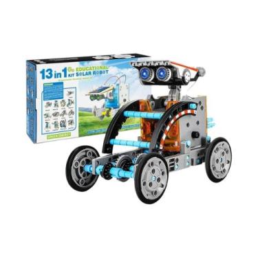 Imagem de Kit Robótico Solar 13 Em 1, Brinquedos Educacionais STEM Para Crianças