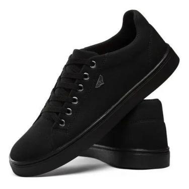 Imagem de Sapatenis Masculino Preto Casual Confortavel  - Sapatofran, Preto, 40