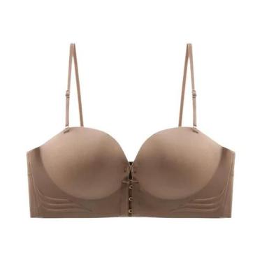 Imagem de Sutiã Feminino Sem Costura Antiflacidez Com Fecho Frontal Sem Alças E 